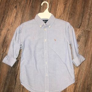 Ralph Lauren boys size 6 button up shirt EUC